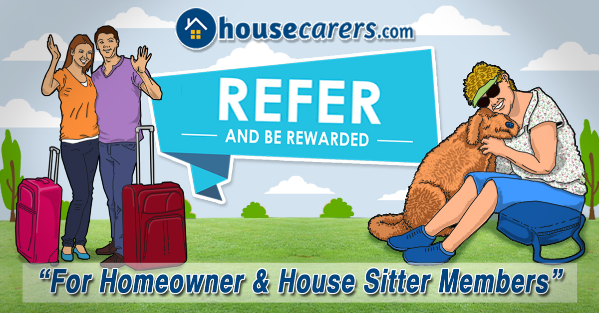 House sitting Referral Rewards Program